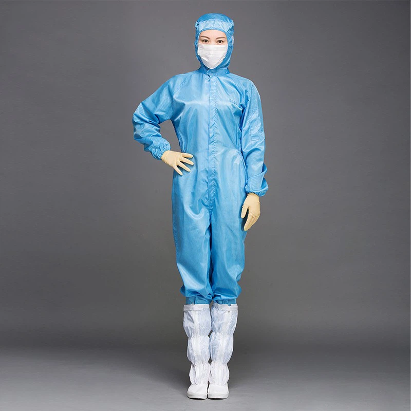 esd jumpsuit blue color