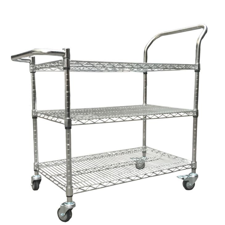 3 strati piatto ESD carrello